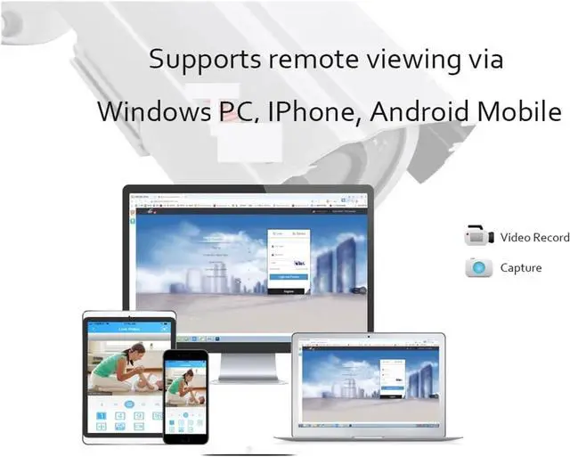 Alt view image 6 of 7 - Gadpiparty 1080P 720P Security Camera System DVR Kit Video Surveillance Set 2MP/1MP Metal 2PCS Camera 4CH DVR Waterproof Night Vision CCTV(1080P Camera,A/U)