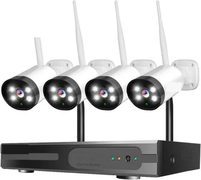 Main image of Gadpiparty 5MP WiFi CCTV Camera Security System Kit 10CH NVR Recorder Set P2P Outdoor Wireless IP Cameras Video Surveillance System(None,3MP Bullet System A_U/S)
