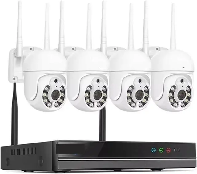 Main image of Gadpiparty 5MP WiFi CCTV Camera Security System Kit 10CH NVR Recorder Set P2P Outdoor Wireless IP Cameras Video Surveillance System(None,3MP PTZ System)