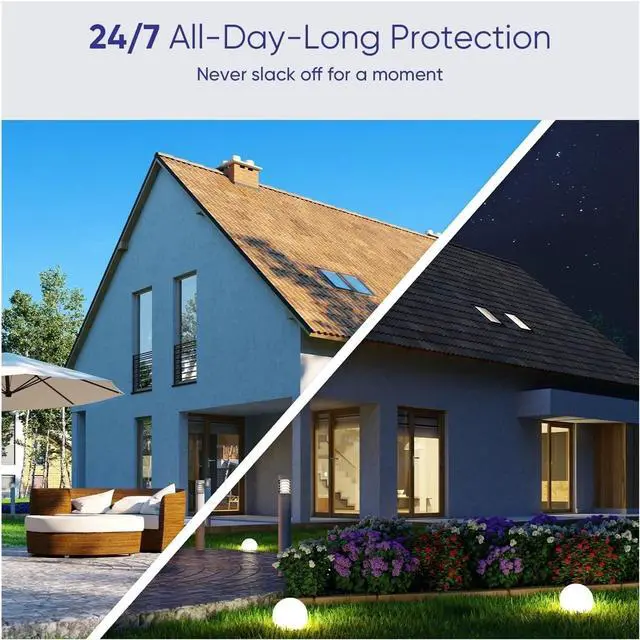 Alt view image 4 of 5 - Gadpiparty 8CH 5MP DVR CCTV System 4/8pcs 5MP Video Security Cameras IR Outdoor IP66 Video Surveillance Kit Motion Detection(4T,8CH 4Pcs Kits)