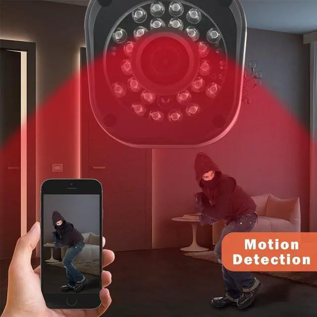 Alt view image 7 of 7 - Gadpiparty ELEOPTION 5 in 1 Security Camera System 4CH 1080N DVR Recorder Video and 4X 720P Surveillance Camera Waterproof Security Surveillance with App Control Night Vision Motion (K3042HV-Black)