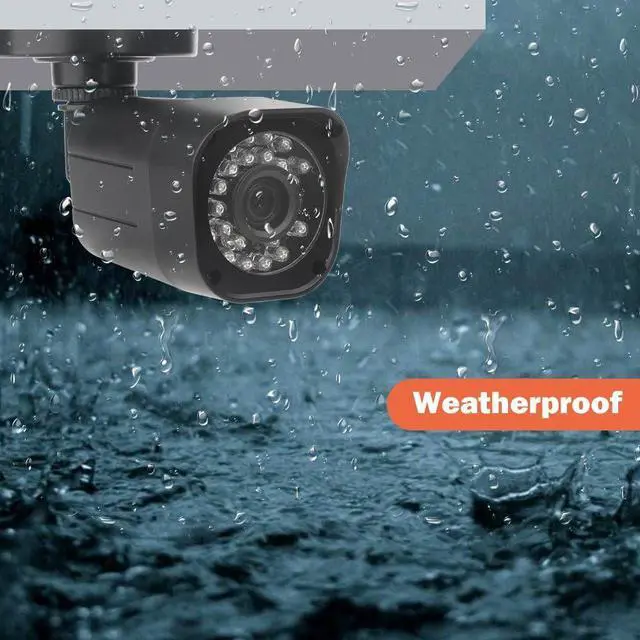 Alt view image 6 of 7 - Gadpiparty ELEOPTION 5 in 1 Security Camera System 4CH 1080N DVR Recorder Video and 4X 720P Surveillance Camera Waterproof Security Surveillance with App Control Night Vision Motion (K3042HV-Black)