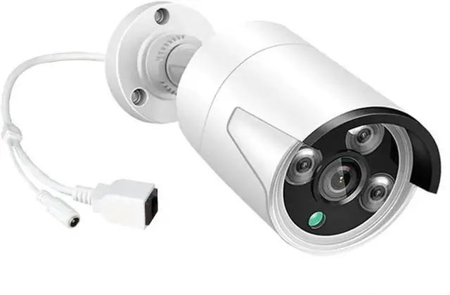 Alt view image 2 of 5 - Gadpiparty 4CH NVR POE Security Monitoring Kit Closed Circuit TV System Full HD Anti-Vandalism Infrared 1080P Camera Home Outdoors(4CH1080P)
