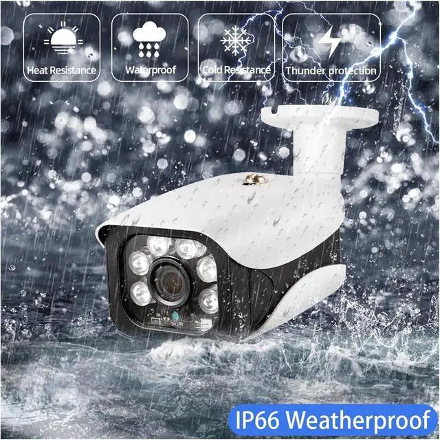 Alt view image 6 of 7 - Gadpiparty 8MP CCTV Camera Security System Kit 4K 8CH NVR Kit Outdoor Waterproof Audio POE Bullet Monitoring Camera Video Surveillance Set(None,8CH NVR 2PCS Camera_E/U)