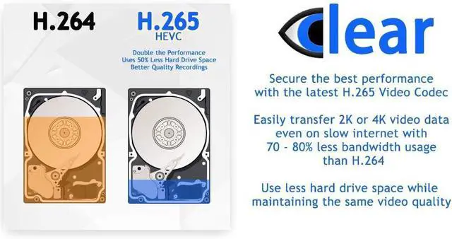 Alt view image 7 of 7 - Gadpiparty GW Security 8 Channel 4K NVR 5MP H.265 Surveillance Security Camera System with 4 Super HD 5MP IP PoE Bullet Security Cameras