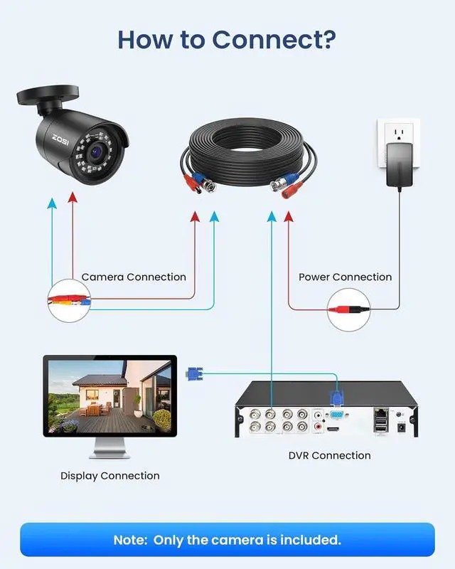 Alt view image 6 of 7 - Gadpiparty ZOSI 5MP 3K Lite CCTV Security Camera System with AI Human Vehicle Detection, 8CH H.265+ DVR and 4 x 1080p Surveillance Bullet Cameras Outdoor Indoor, 100ft Night Vision, IP66 Weatherproof