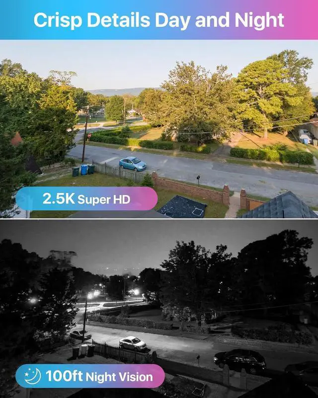 Alt view image 4 of 7 - Gadpiparty ZOSI C220 4MP QHD 2.5K Add-On PoE IP Camera with Cable, 1440p Surveillance Outdoor Camera to Home Security System, Only Work with Our PoE NVR, 100ft IR Night Vision, AI Human Detection, On