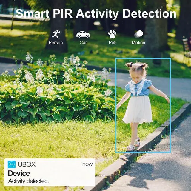 Alt view image 4 of 7 - 4G LTE Cellular Security Camera Wireless Outdoor, 3MP No WiFi Solar Powered Security Camera, 2K Color Night Vision, PIR Motion Detection, Full Coverage Live View, 2 Way Talk, Built in Sim Card