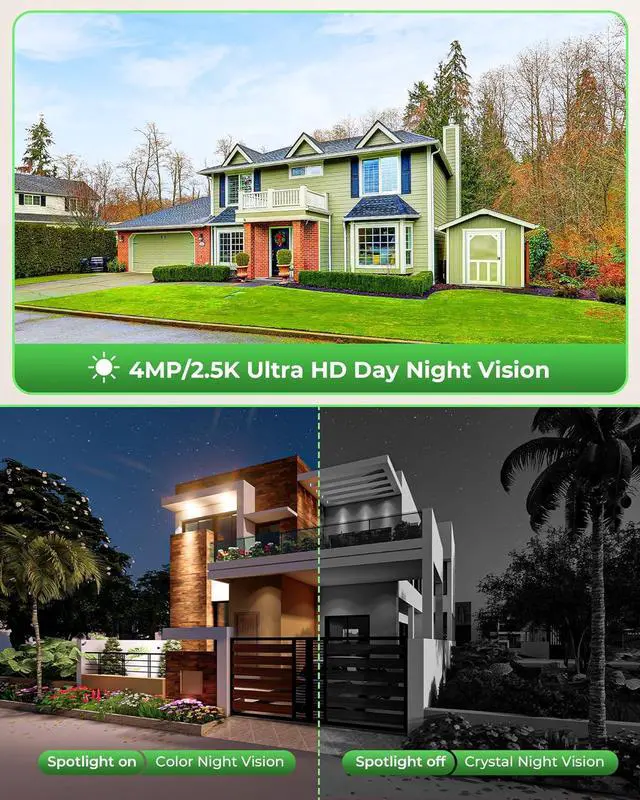Alt view image 2 of 5 - Gadpiparty CAMCAMP 2K PTZ Wireless Solar Security Camera Outdoor for Solar Powered Home Security Camera Wireless System, No WiFi Need, Color Night Vision PIR Motion Detection App Alert 2-Way Talk IP6