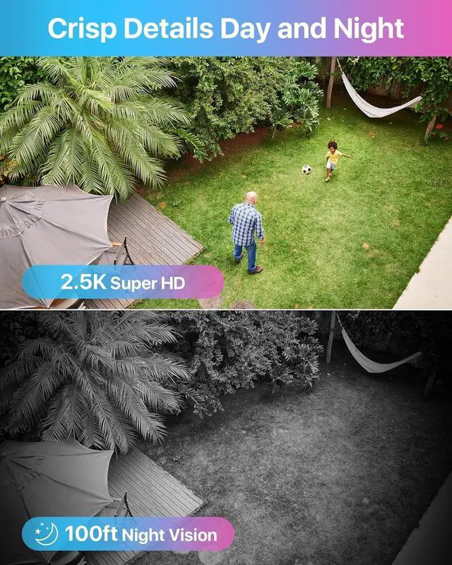 Alt view image 2 of 7 - Gadpiparty ZOSI 4K 8CH PoE Security Camera System, 8 Ports 16CH 8MP NVR Recorder with 2TB HDD, 8pcs Weatherproof 5MP Outdoor Indoor Home Surveillance IP Cameras, Night Vision, Motion Alert, for 24/7