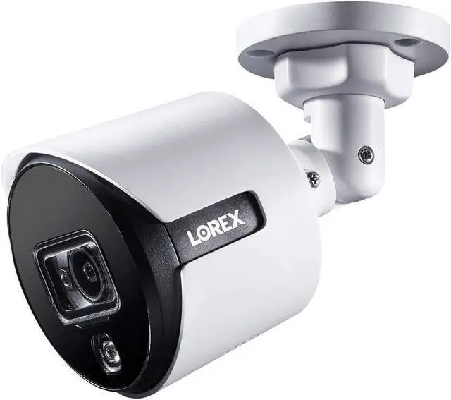 Alt view image 2 of 7 - Gadpiparty Lorex C881DA 4K Ultra HD Analog Active Deterrence Security Bullet Camera with Color Night Vision, 135ft IR NV, IP67, Works with D841, D861, D862, D871B, LHV5100, Camera Only, White, 4PK(M.