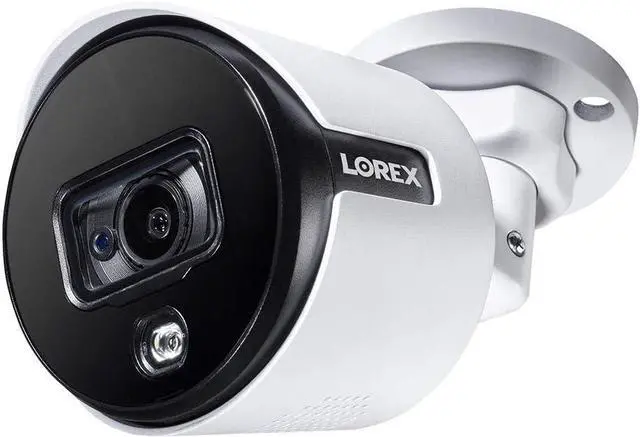 Alt view image 3 of 7 - Gadpiparty Lorex C881DA 4K Ultra HD Analog Active Deterrence Security Bullet Camera with Color Night Vision, 135ft IR NV, IP67, Works with D841, D861, D862, D871B, LHV5100, Camera Only, White, 4PK(M.