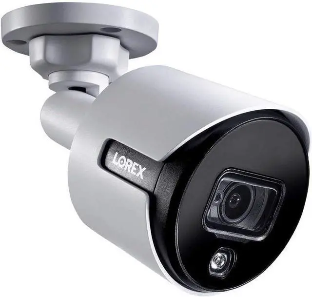 Alt view image 6 of 7 - Gadpiparty Lorex C881DA 4K Ultra HD Analog Active Deterrence Security Bullet Camera with Color Night Vision, 135ft IR NV, IP67, Works with D841, D861, D862, D871B, LHV5100, Camera Only, White, 4PK(M.