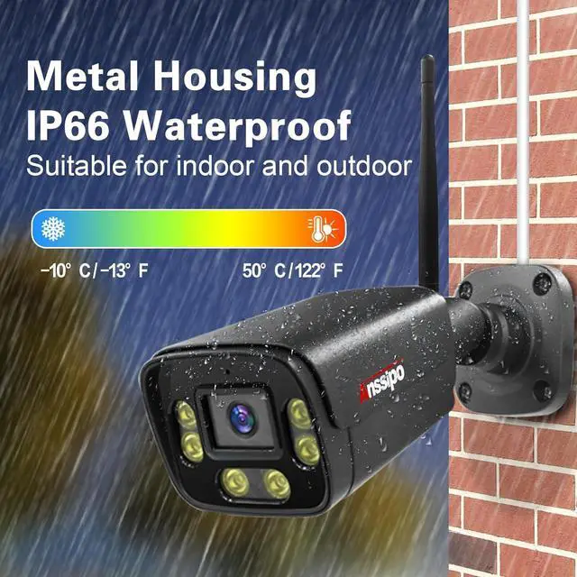 Alt view image 6 of 6 - Gadpiparty 4K Wireless Wi-Fi Home Camera System for Outdoor Indoor House Security, 4pcs Surveillance Camera with Dual Warning, AI Detection, Color Night Vision,2 Way Audio, 4K 8CH NVR with 1TB HDD 24