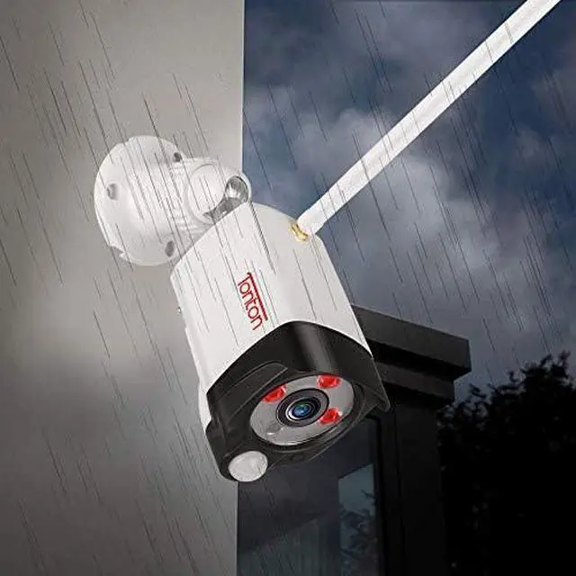 Alt view image 7 of 7 - Gadpiparty Tonton [Add -on IP Camera] 1080P Full HD 2MP Wireless IP Network Camera,Metal Housing,Waterproof Outdoor Indoor Security Camera with PIR Sensor,Audio Recording, Only Suitable 8/10CH NVR Ki