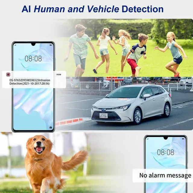 Alt view image 6 of 7 - Gadpiparty 8CH POE NVR for Home Security Camera System, 4K H.265 Network Video Recorder Work with 12MP/8MP/5MP/4MP/3MP/1080P HD POE IP CamerasRemote Access, 24/7 Recording, Support up to 8TB HDD (No