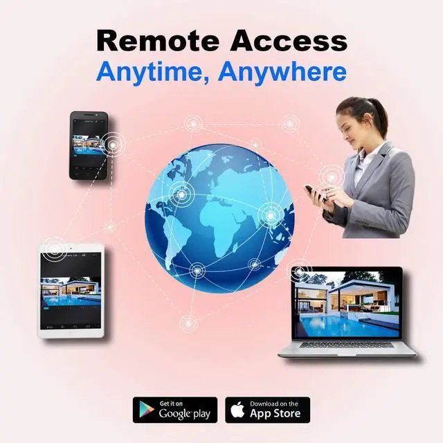 Alt view image 2 of 7 - Gadpiparty 1stPV H.265 8ch 5MP Lite Hybrid 5-in-1 TVI/AHD/CVI/IP Surveillance Video Recorder Standalone CCTV DVR NVR System for Analog & IP Security Cameras, Remote Access, Motion Detection, 1TB HDD