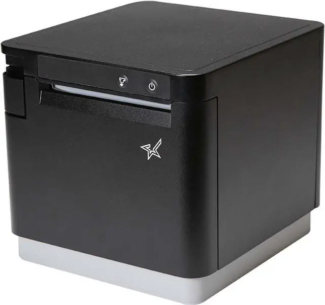 Main image of Star Micronics mC-Print3 3-inch Ethernet (LAN) / USB/Lightning Thermal POS Printer with CloudPRNT, Cutter, and External Power Supply - Black