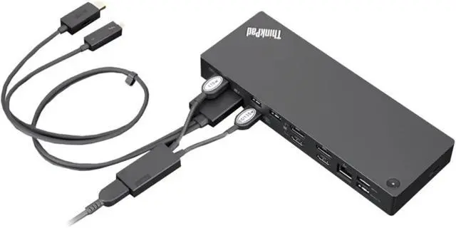 Alt view image 2 of 2 - Lenovo ThinkPad Thunderbolt 3 Workstation Dock Gen 2, Black
