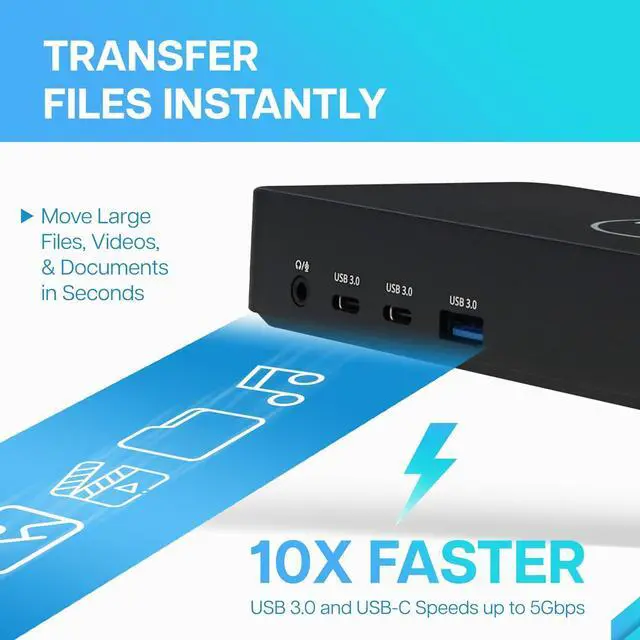 Alt view image 2 of 7 - VisionTek VT2900 12in1 USB-C Docking Station  KVM Switch Single Host  HDMI, DisplayPort, 100W PD Port, 3.0 USB Ports, Audio, Thunderbolt & Ethernet Port  Compatible Hub for Laptops & PC