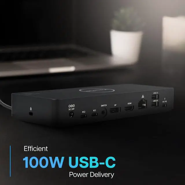 Alt view image 6 of 7 - VisionTek VT2900 12in1 USB-C Docking Station  KVM Switch Single Host  HDMI, DisplayPort, 100W PD Port, 3.0 USB Ports, Audio, Thunderbolt & Ethernet Port  Compatible Hub for Laptops & PC