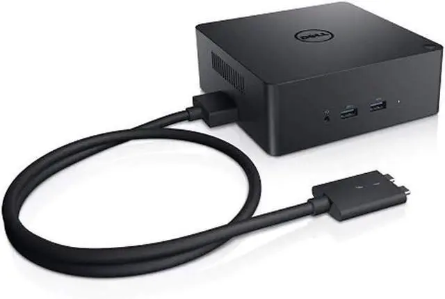 Alt view image 3 of 4 - Dell Precision Dual USB-C Thunderbolt Dock TB18DC Docking Station, with 240 Watt Power Adapter