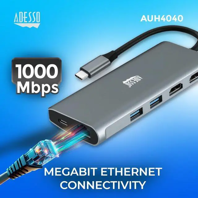 Alt view image 6 of 7 - USB C Docking Station Multiport Adapter Dongle Type C Hub 2 HDMI Support 8K, RJ45 Ethernet Port, 100W PD Charging, 3*USB, SD/TF Card Reader for MacBook Windows Laptop (TAA Compliant)