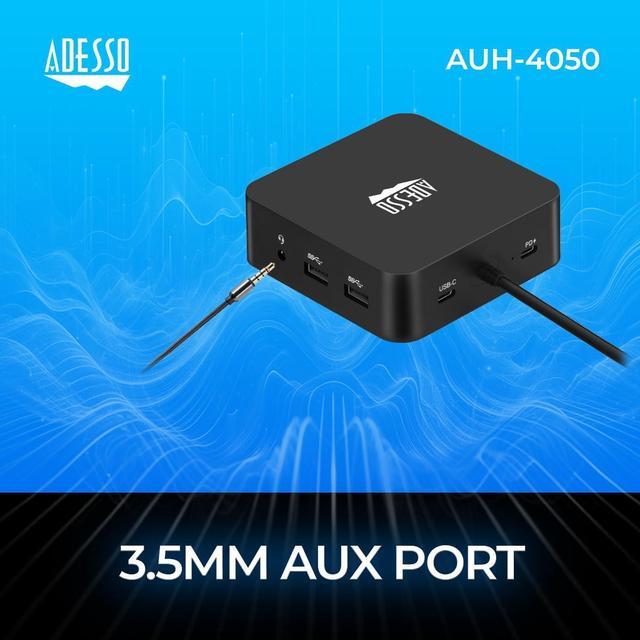 Alt view image 5 of 7 - USB C Docking Station Multiport Adapter Type C Hub 2 HDMI Support 4K, VGA, RJ45 Ethernet Port, 65W PD Charging, 2*USB, SD/TF Card Reader, 3.5mm Audio Jack (TAA Compliant)