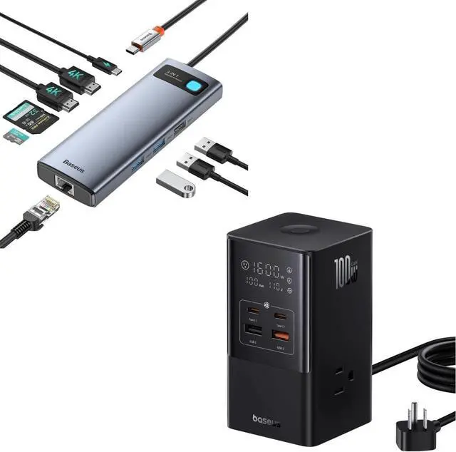 Main image of Baseus Laptop Docking Station & 7-in-1 USB C Charging Station