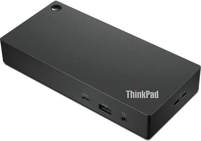 Alt view image 4 of 5 - Lenovo ThinkPad Universal Smart USB-C Dock 96W 4K, HDMI, USB-C, DisplayPort, USB Hub Bundled with Bluetooth Boost U Speaker with Built-in Mic, 5 Hour Playback