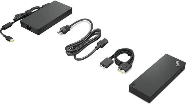 Alt view image 4 of 4 - Lenovo ThinkPad Universal Dock and Mini Speaker, for T-Series Gen 1-3, E-Series Gen 1-5, L-Series Gen 1-3, P1 Gen 1-5, P-Series Gen 1-3, X-Series Gen 1-3, X1-Series Gen 8-10, Yoga, Z-Series Gen 1-2