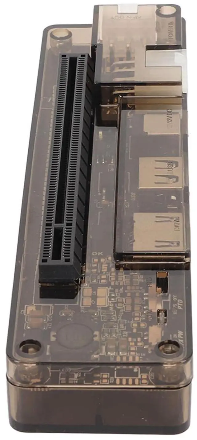 Alt view image 2 of 7 - Keenso External Graphics Card Dock Efficient Laptop Independent Video Card Docking Station for Mini PCI E Interface, Suitable for Gaming and GPU Computing