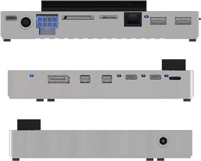 Alt view image 2 of 6 - JMT USB4 Graphics Docking Station with 2.5Gbps RJ45 Ethernet Port + USB-A 10Gbps Port +SD/TF Card Slot Compatible with Thunderbolt 4 3 C3893-1