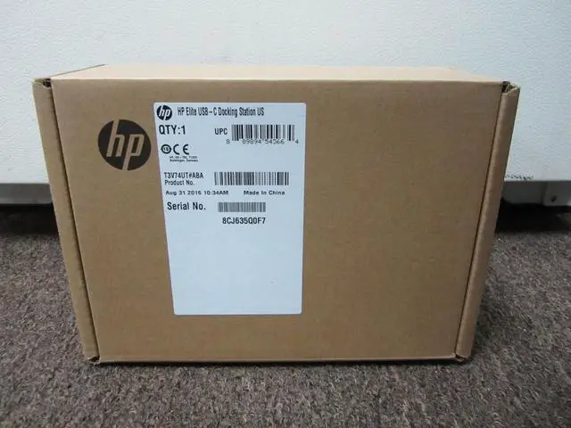 Alt view image 3 of 3 - HP T3V74UT#ABA Elite USB-C Docking Station US