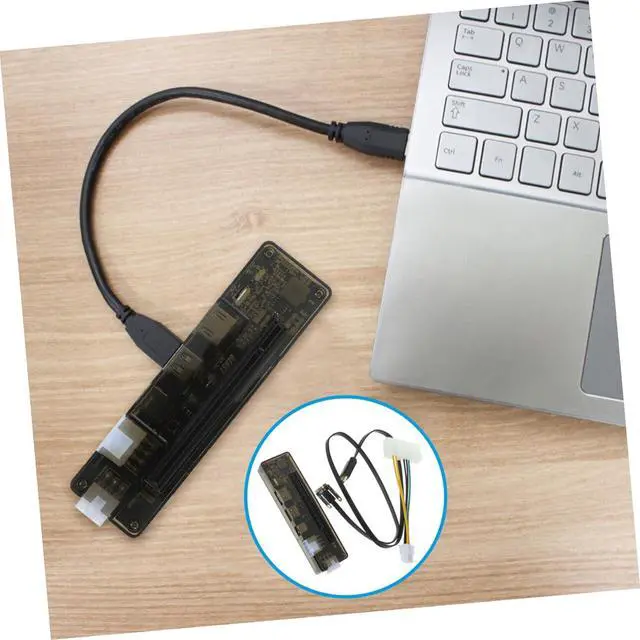 Alt view image 5 of 7 - Graphics Card Expansion Dock External Gpu for Laptop Portable No Installation Required Random Style