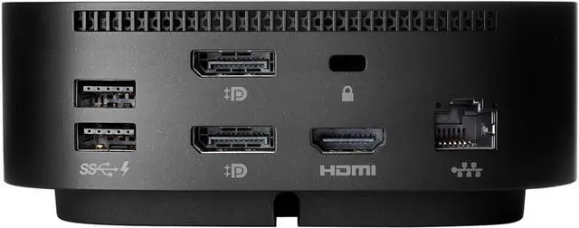 Alt view image 4 of 7 - HP USB-C G5 Dock 100W, Three 4K Displays Supported for Business, HDMI, DisplayPort and USB Hub Bundled with Desk Mount Dual Monitor Stand, MK270 Wireless Keyboard/Mouse Set, Gel Mouse & Wrist Pad