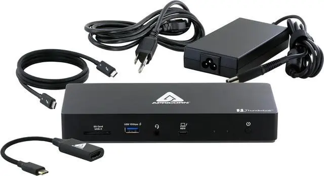 Alt view image 3 of 4 - Apricorn Aegis Thunderbolt 4 Docking Station (ATB4DS)