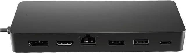 Alt view image 2 of 5 - HP Universal USB-C Multiport Dock, Dual 4K Displays for Business, HDMI, DisplayPort and USB Hub Bundled with Bluetooth Mini U Speaker with Built-in Mic, 4 Hour Playback