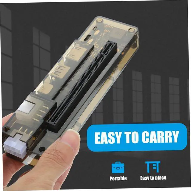 Alt view image 3 of 7 - External Laptop Graphics Card Dock Pci-e Expansion Dock for Video Cards Compatible -e Random Style