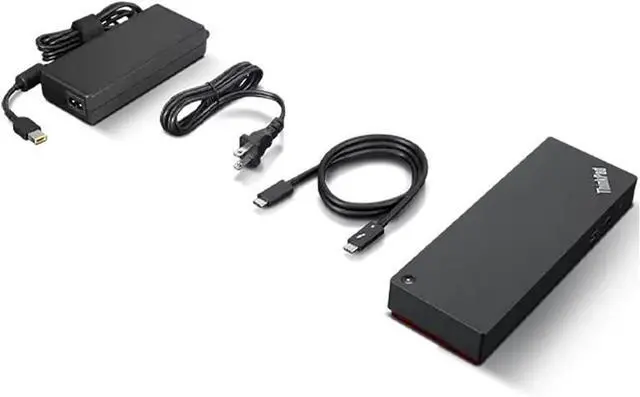 Alt view image 6 of 6 - Gadpiparty Lenovo ThinkPad Universal Thunderbolt 4 Dock (40B00135US) + eDealer Starter Kit Bundle