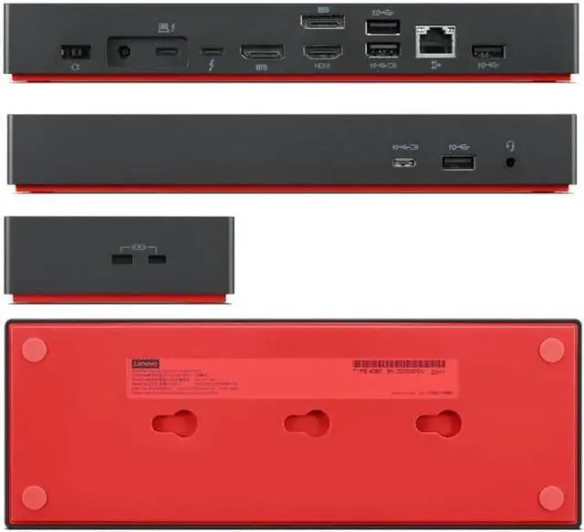 Alt view image 7 of 7 - ThinkPad Thunderbolt 4 Workstation Dock (40B00300US) + eDealer Starter Kit Bundle