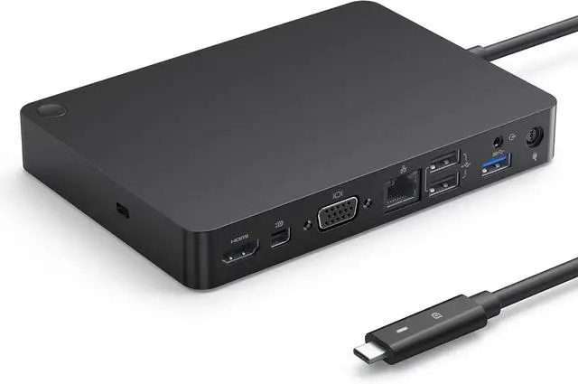 Main image of WD15 USB C Docking Station,WD15 Monitor Dock Dual 4K or Single 5K Display with MiniDP, HDMI and VGA 1GB Ethernet, 3 USB 3.0,2 USB 2.0,Audio Compatible with Dell/MacBook/HP/Surface