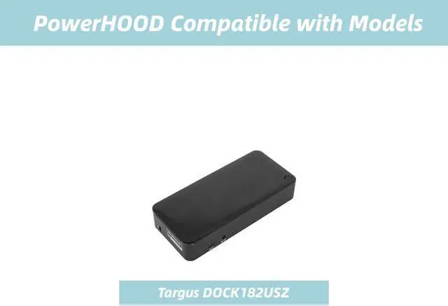 Alt view image 2 of 7 - 20.5V AC Adapter Compatible with Targus USB C Docking Station Universal DV4K USB C Laptop Docking Station DOCK182 DOCK182USZ DOCK182USZ-90 DOCK182-A1 DOCK182USZ-91 Power Supply Charger PSU