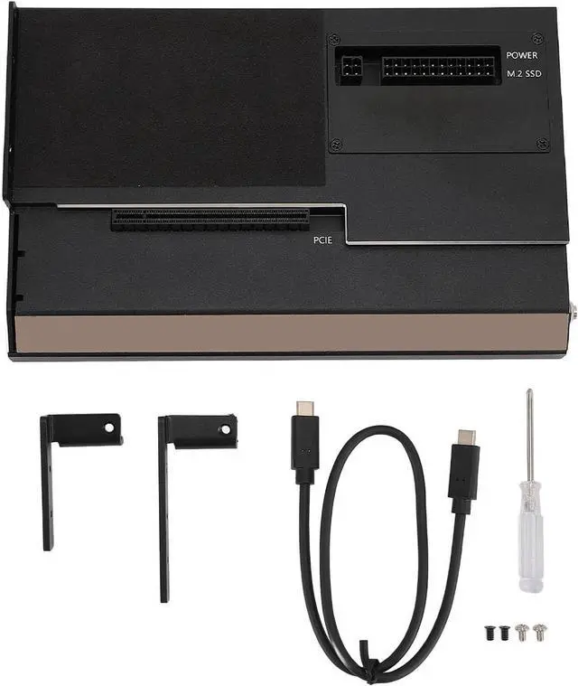 Main image of External GPU Dock, USB4.0 40Gbps GPU Enclosure with TB3, M.2 NVMe Interface, Aluminum Alloy, PD 60W, RJ45, PCIe x16 Support