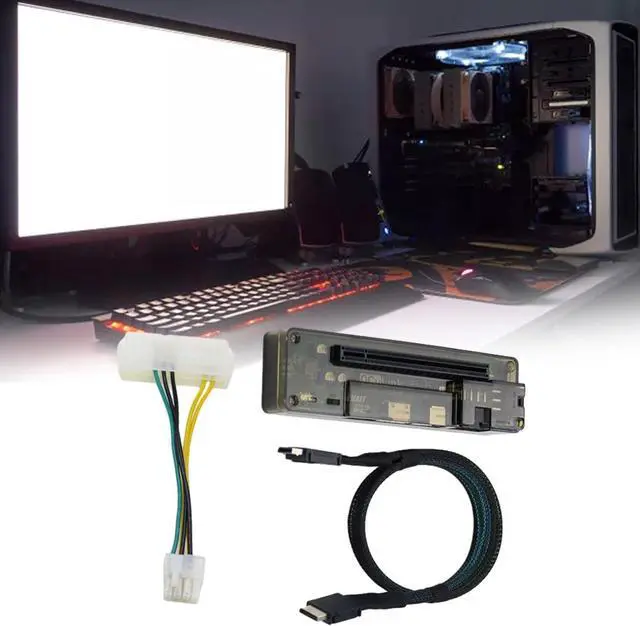 Alt view image 2 of 7 - GDC Speed GPU Dock PCIe Mini PC Notebook Laptop to External Graphics Card Adapter M.2 M Key Expansion PCIe