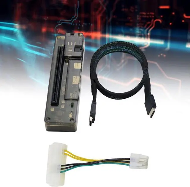 Alt view image 5 of 7 - GDC Speed GPU Dock PCIe Mini PC Notebook Laptop to External Graphics Card Adapter M.2 M Key Expansion PCIe