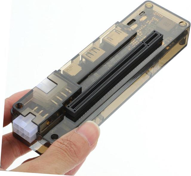 Alt view image 7 of 7 - External Laptop Graphics Card Portable Pci for Notebook Expansion Supports Graphics Power Output Construction Random Style