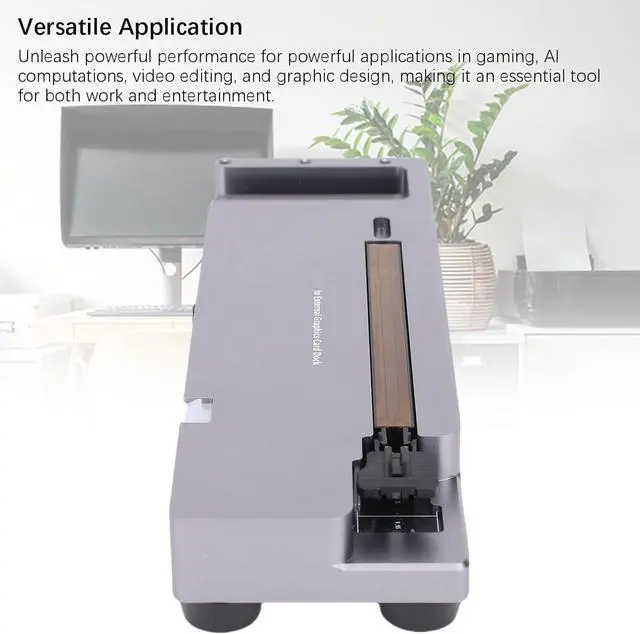 Alt view image 6 of 7 - GOWENIC External GPU Docking Station, Laptop External Graphics Card Expansion Dock PCIE 4.0 X16, for OCulink Input, 40Gbps, for Wins 10 11 64 bit for OS X