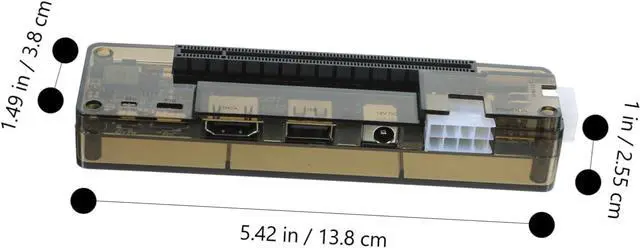 Alt view image 2 of 7 - DOITOOL External Laptop Graphics Card Docking Station Easy to Use Compatible Multiple Operating Systems Supports up to Power Supply Versatile Graphics Card Adapter for Gaming and