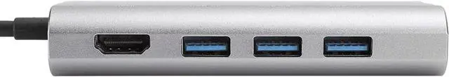 Alt view image 3 of 7 - 8 in 1 Multi Function USB C Docking Station with, USB3.0, Gigabit Ethernet, for Stable Transmission and 4K x 2K Resolution